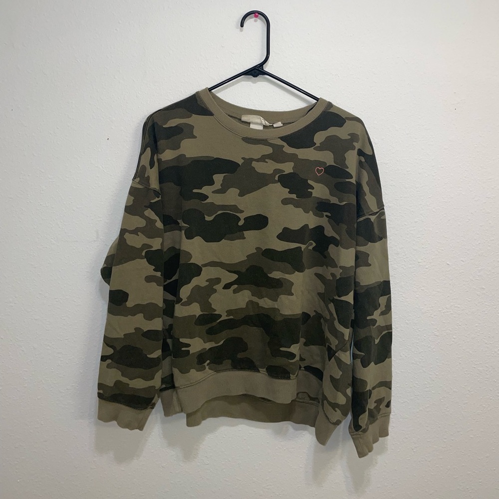 Camo H&M Sweater